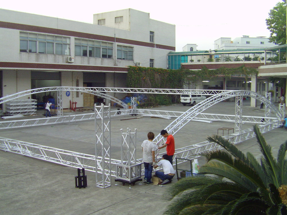 arch roof truss 12x10x8m