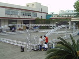 arch roof truss 12x10x8m
